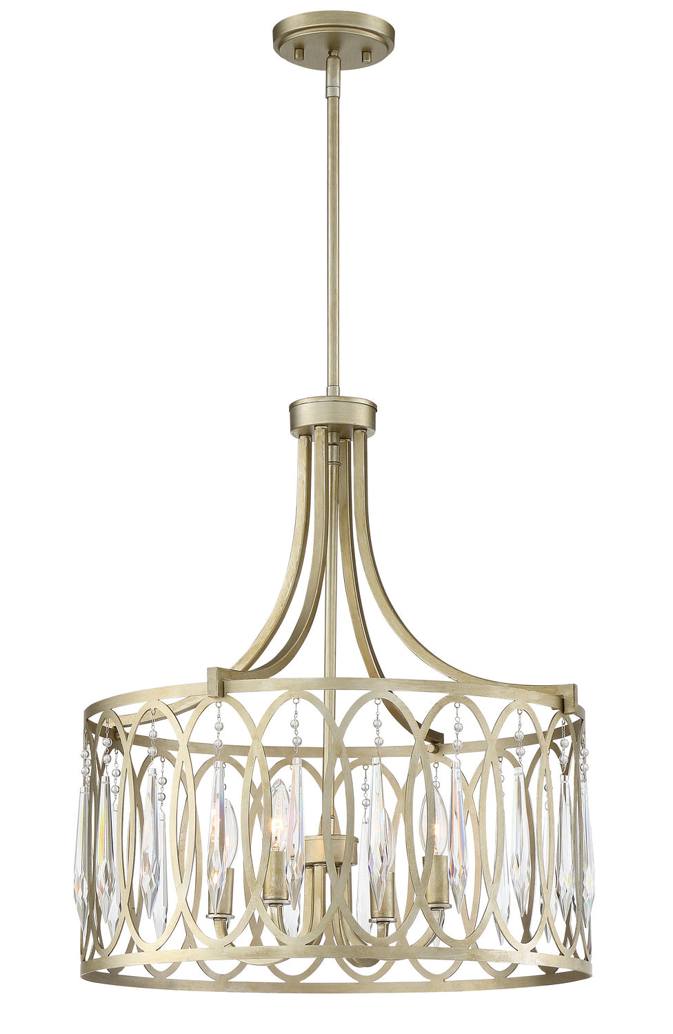 Designers Fountain Hutton 94431-SG Pendant Light - Sterling Gold