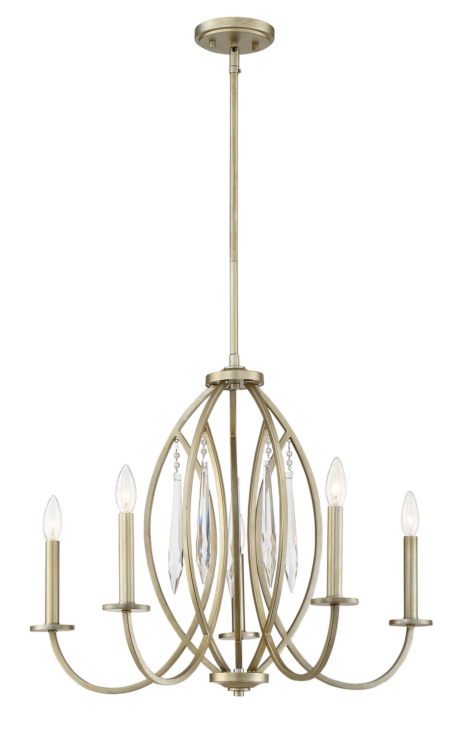 Designers Fountain Hutton 94485-SG Chandelier Light - Sterling Gold