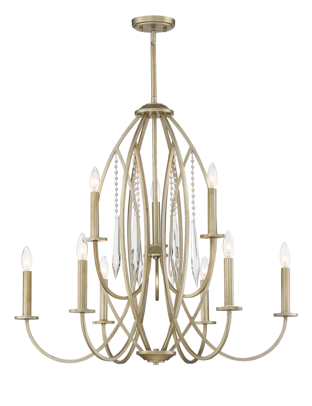 Designers Fountain Hutton 94489-SG Chandelier Light - Sterling Gold
