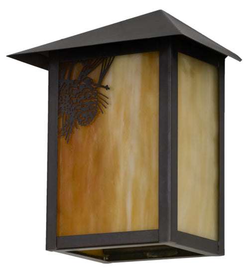 Meyda Tiffany Lighting 95450 Seneca One Light Wall Sconce Outdoor Bronze / Dark