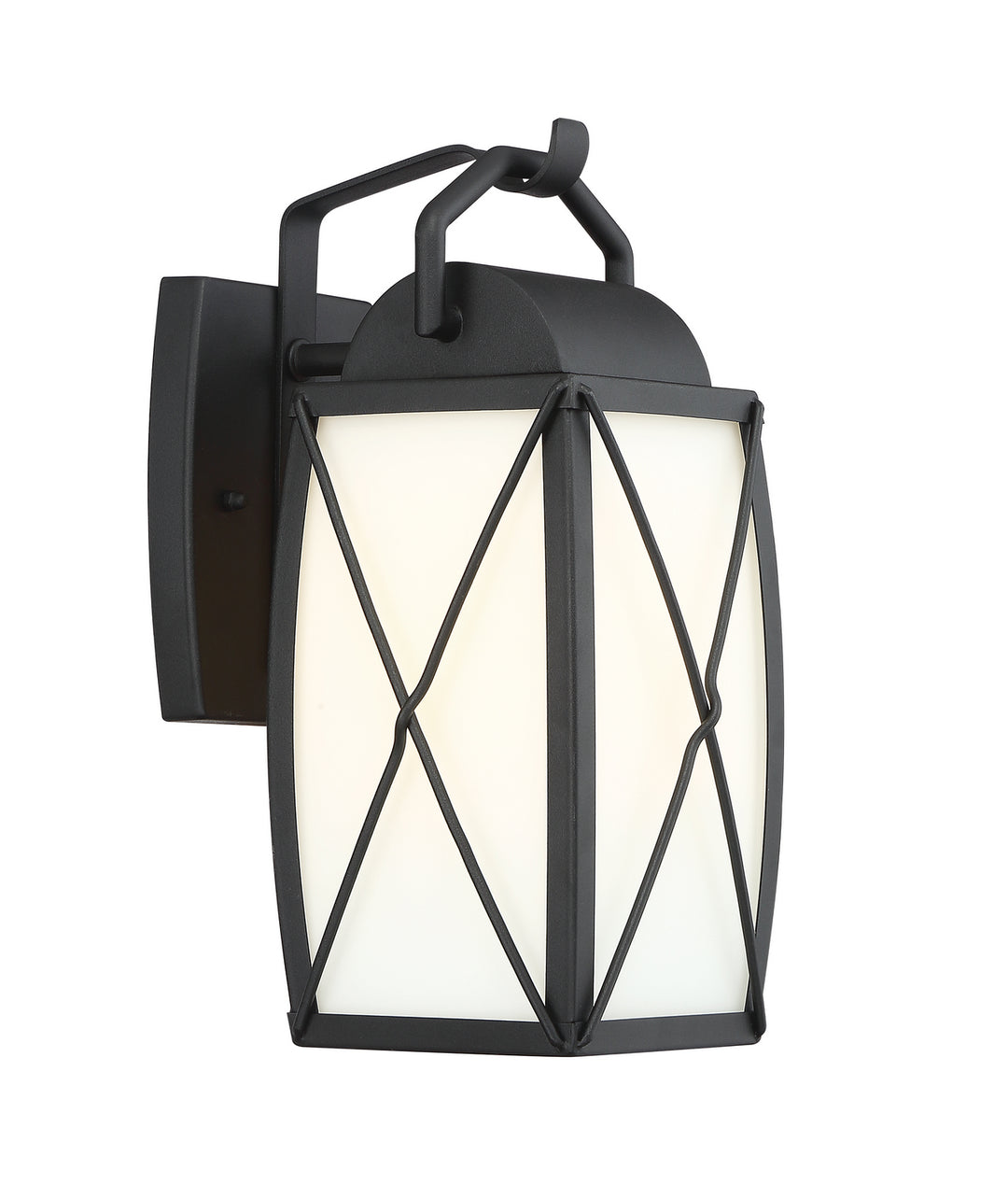 Designers Fountain 94691-BK Fairlington One Light Wall Lantern Outdoor Black