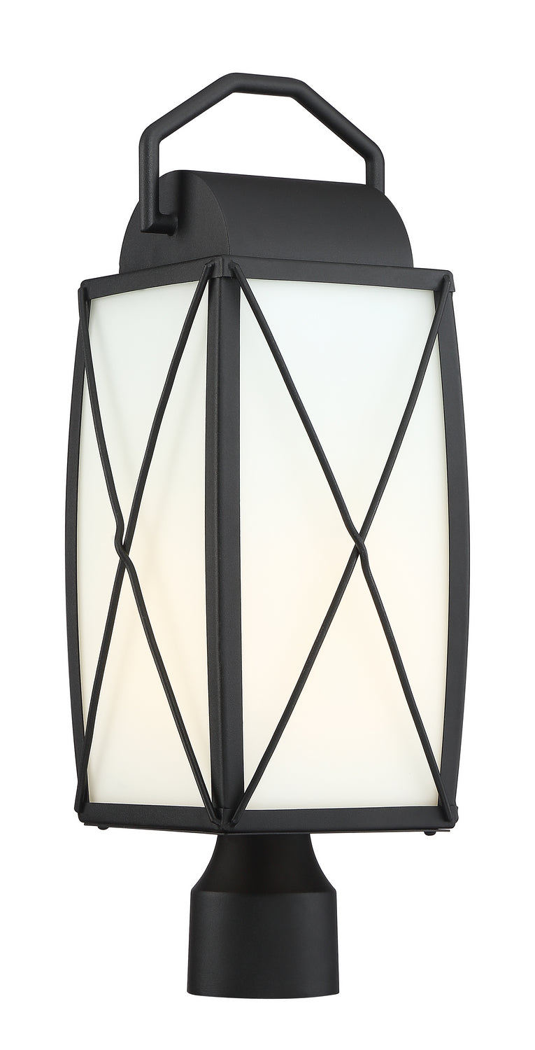 Designers Fountain 94696-BK Fairlington One Light Post Lantern Outdoor Black