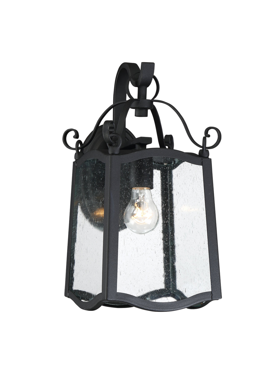 Designers Fountain 94791-BK Glenwood One Light Wall Lantern Outdoor Black