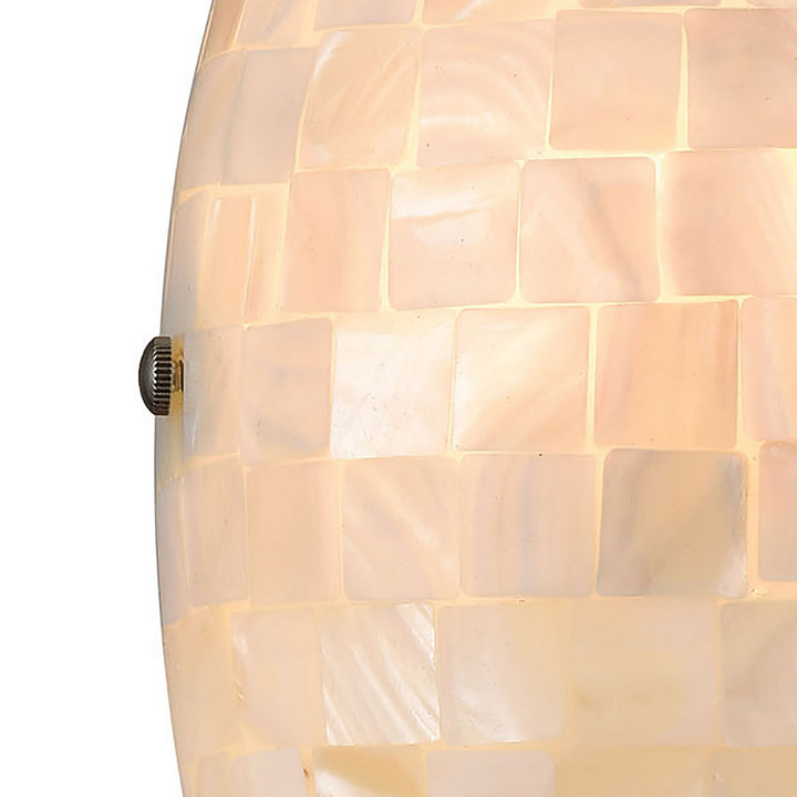 Elk Capri 10540/1 Wall Sconce Light - Satin Nickel