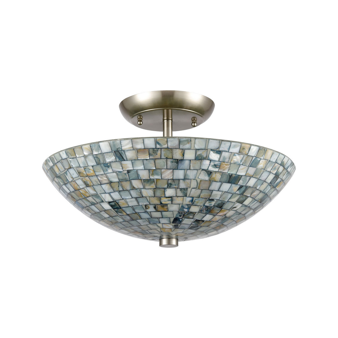 Elk Capri 10551/3 Ceiling Light - Satin Nickel