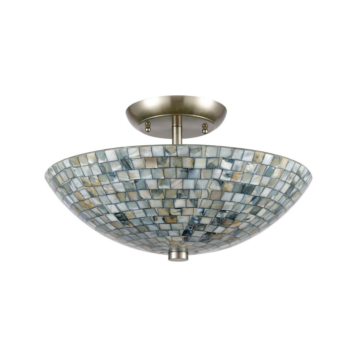 Elk Capri 10551/3 Ceiling Light - Satin Nickel