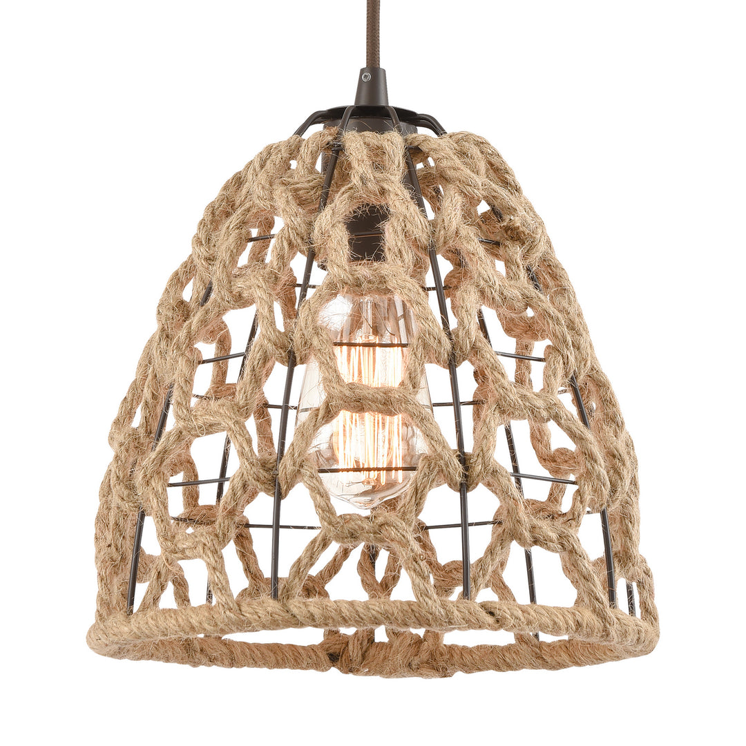 Elk Coastal Inlet 10709/1 Pendant Light - Oil Rubbed Bronze