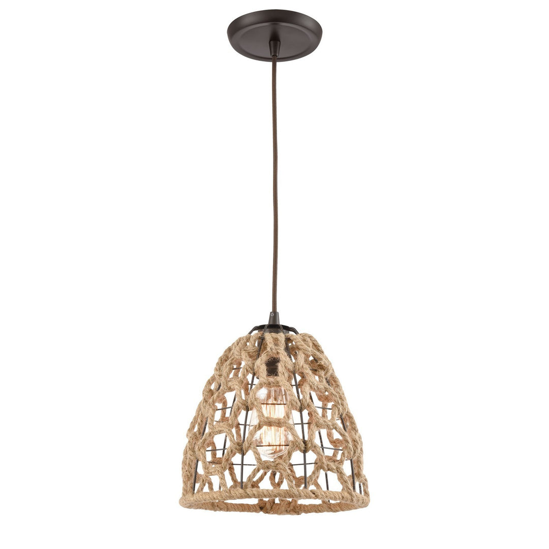 Elk Coastal Inlet 10709/1 Pendant Light - Oil Rubbed Bronze