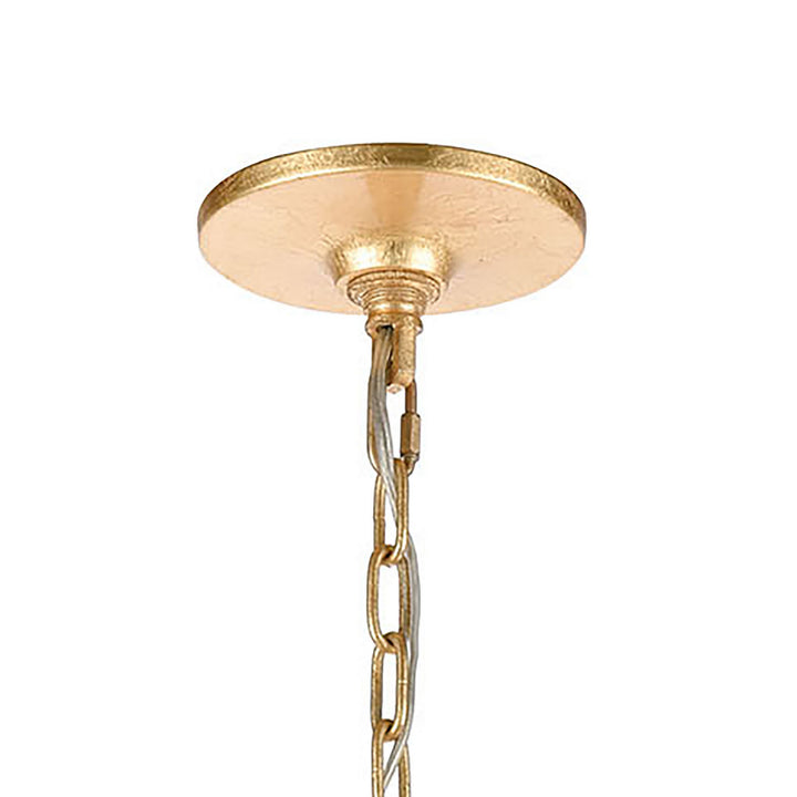 Elk La Rochelle 11176/6 Chandelier Light - Parisian Gold Leaf