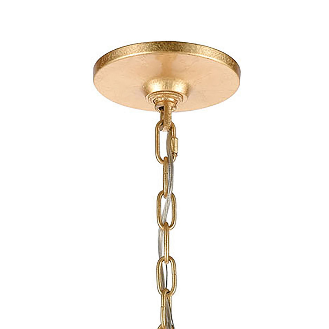 Elk La Rochelle 11177/8 Chandelier Light - Parisian Gold Leaf
