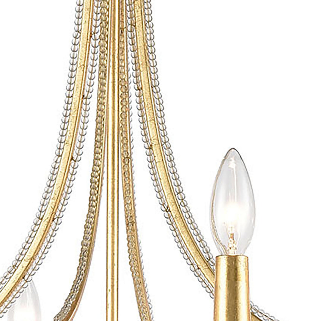 Elk La Rochelle 11177/8 Chandelier Light - Parisian Gold Leaf