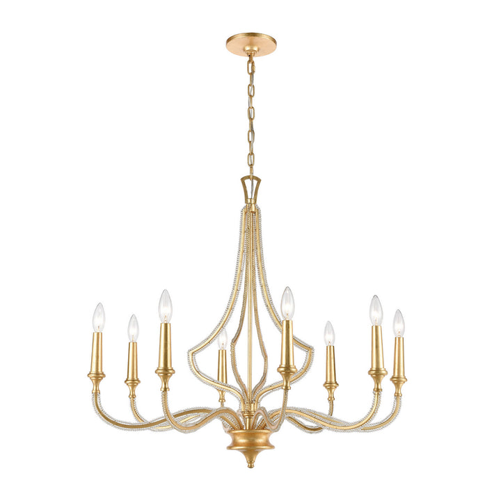 Elk La Rochelle 11177/8 Chandelier Light - Parisian Gold Leaf