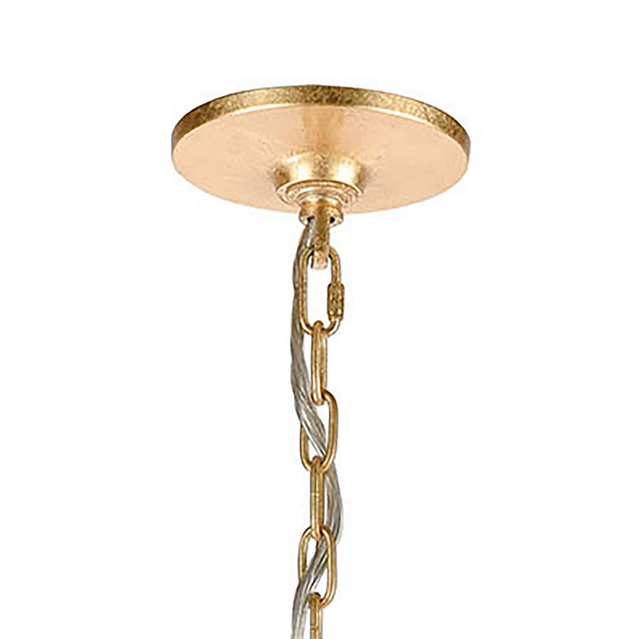 Elk La Rochelle 11178/12 Chandelier Light - Parisian Gold Leaf