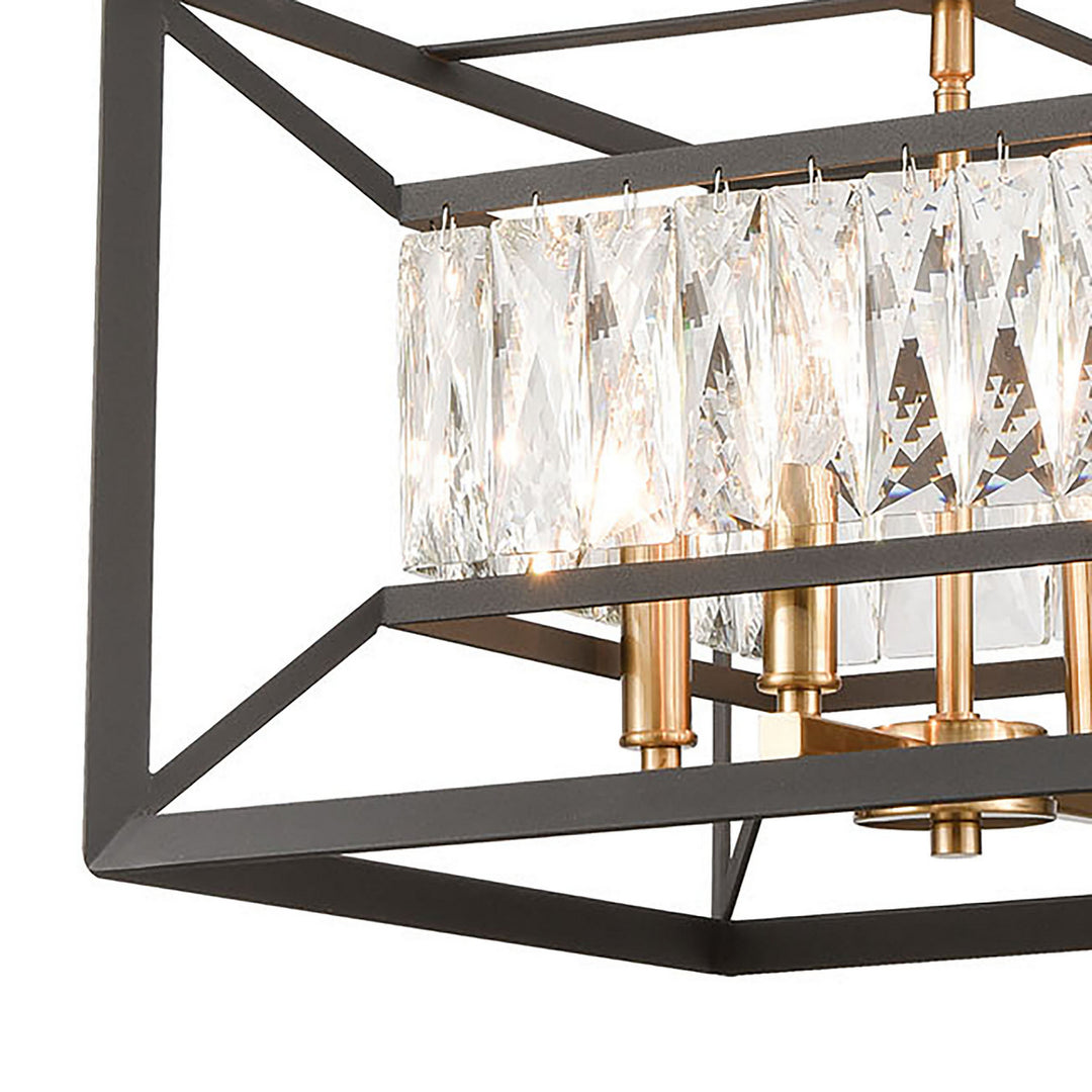 Elk Starlight 11184/4 Chandelier Light - Charcoal