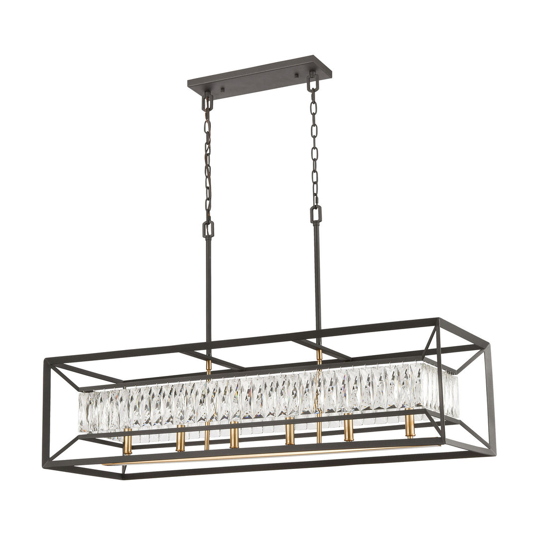 Elk Starlight 11186/6 Pendant Light - Charcoal