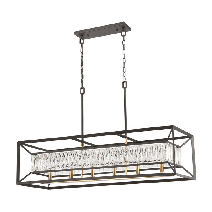 Elk Starlight 11186/6 Pendant Light - Charcoal
