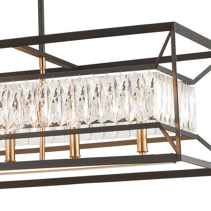 Elk Starlight 11186/6 Pendant Light - Charcoal