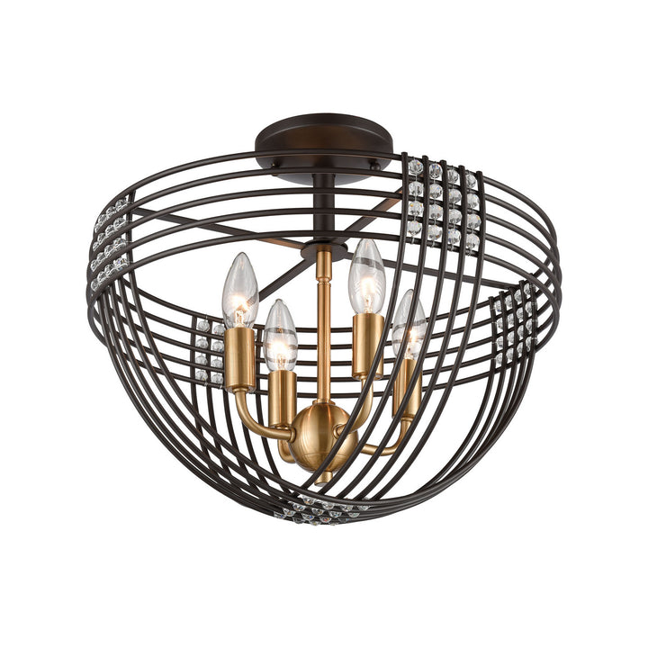 Elk Concentric 11191/4 Ceiling Light - Oil Rubbed Bronze