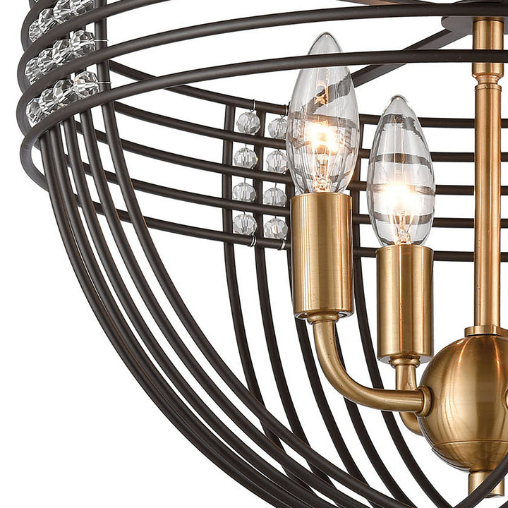 Elk Concentric 11191/4 Ceiling Light - Oil Rubbed Bronze