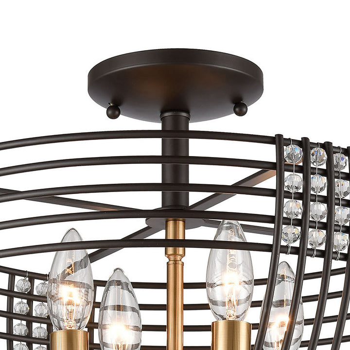 Elk Concentric 11191/4 Ceiling Light - Oil Rubbed Bronze