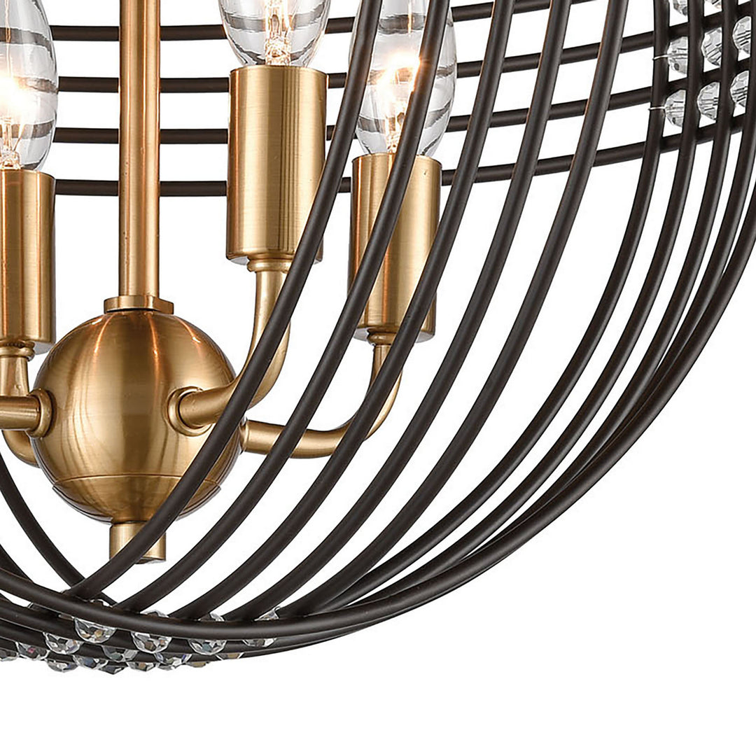 Elk Concentric 11191/4 Ceiling Light - Oil Rubbed Bronze