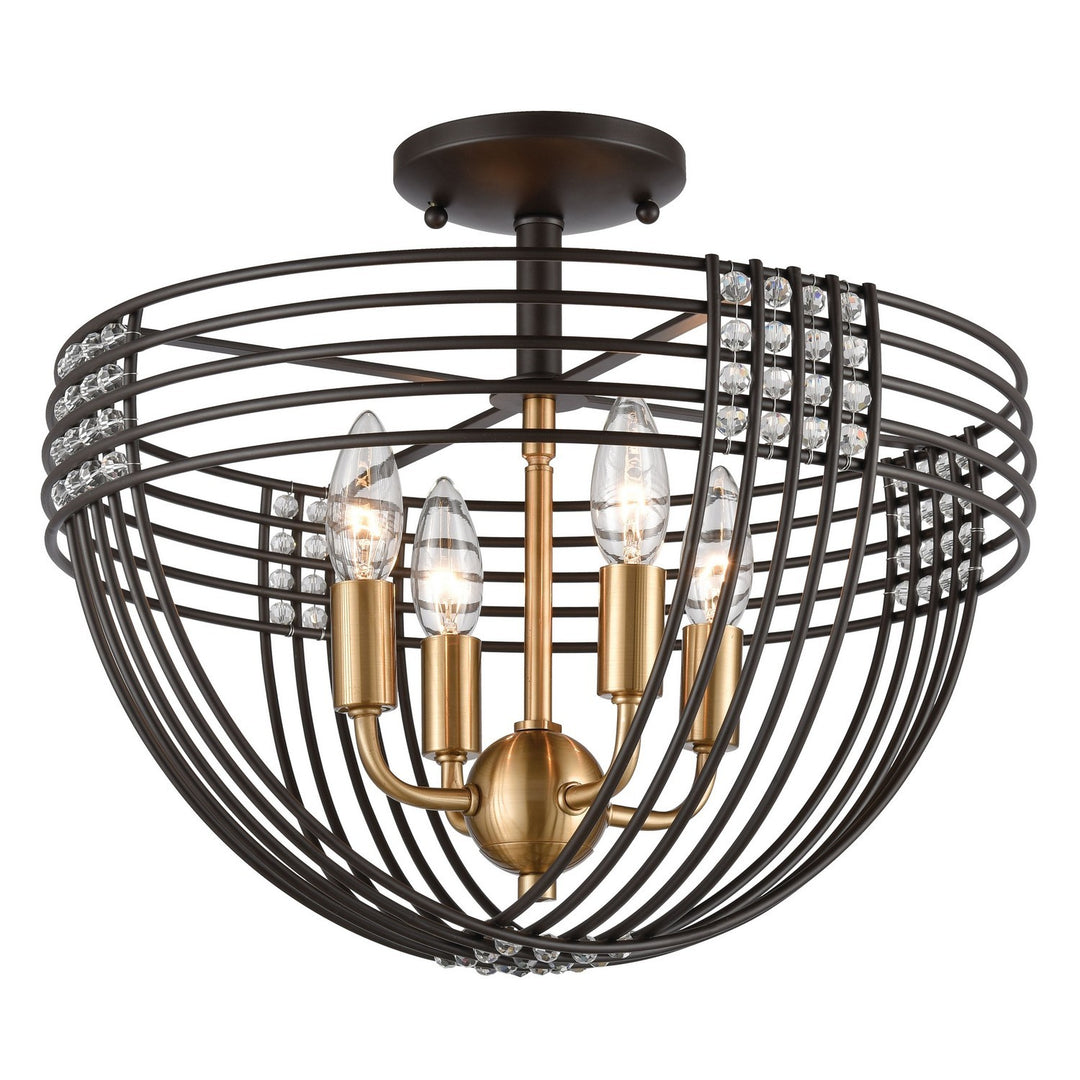 Elk Concentric 11191/4 Ceiling Light - Oil Rubbed Bronze