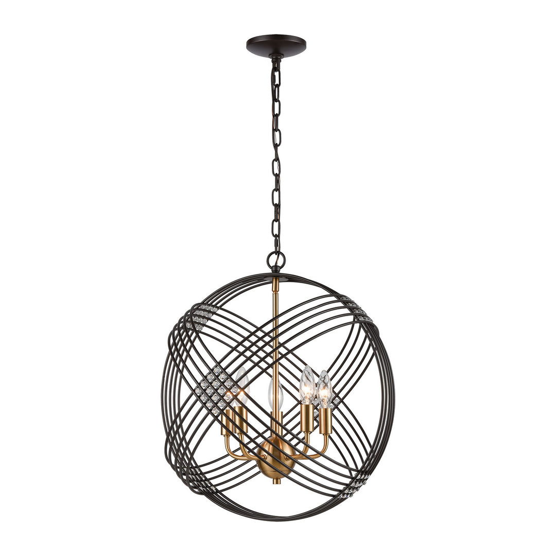Elk Concentric 11193/5 Chandelier Light - Oil Rubbed Bronze