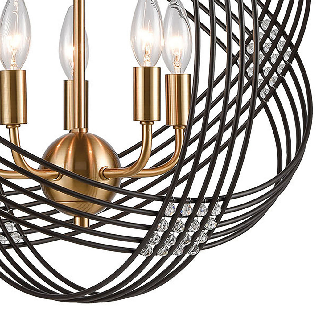 Elk Concentric 11193/5 Chandelier Light - Oil Rubbed Bronze