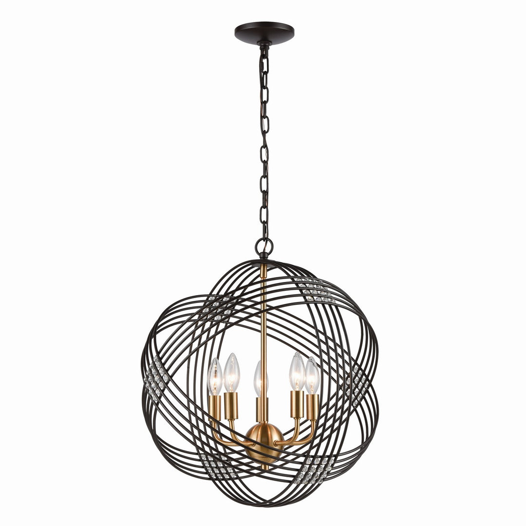 Elk Concentric 11193/5 Chandelier Light - Oil Rubbed Bronze