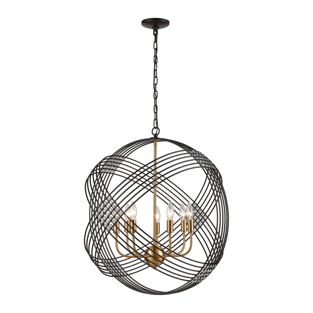 Elk Concentric 11194/7 Chandelier Light - Oil Rubbed Bronze