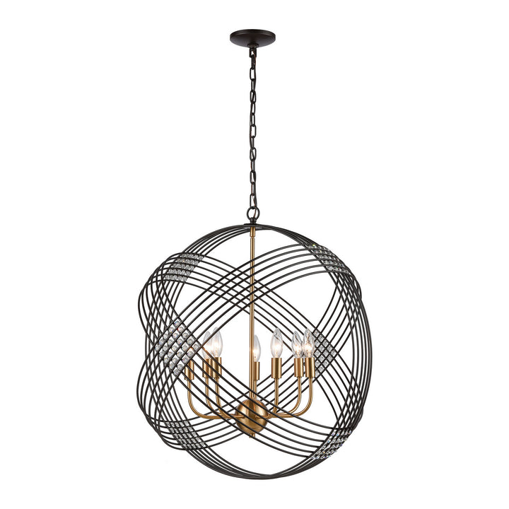 Elk Concentric 11194/7 Chandelier Light - Oil Rubbed Bronze