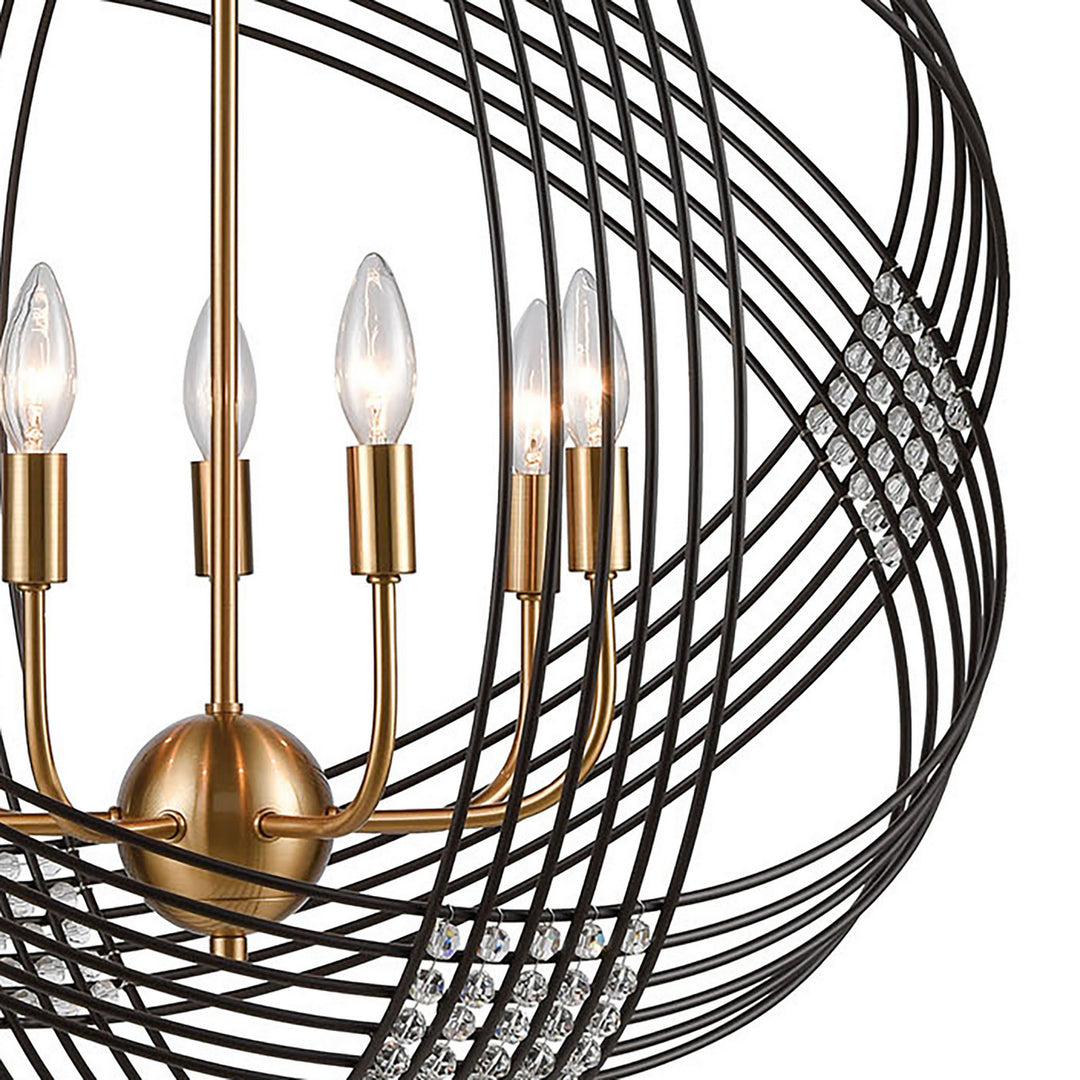Elk Concentric 11194/7 Chandelier Light - Oil Rubbed Bronze