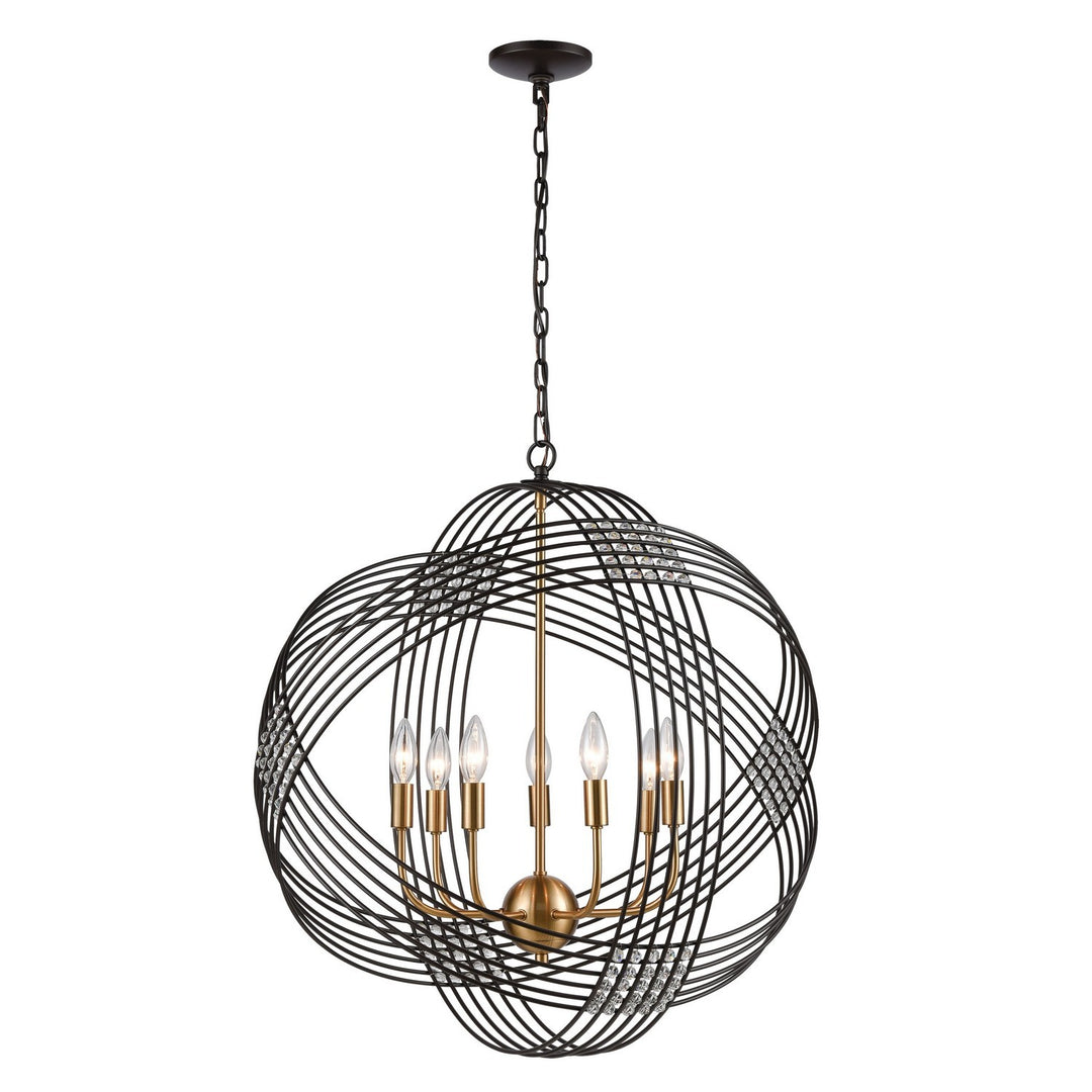 Elk Concentric 11194/7 Chandelier Light - Oil Rubbed Bronze