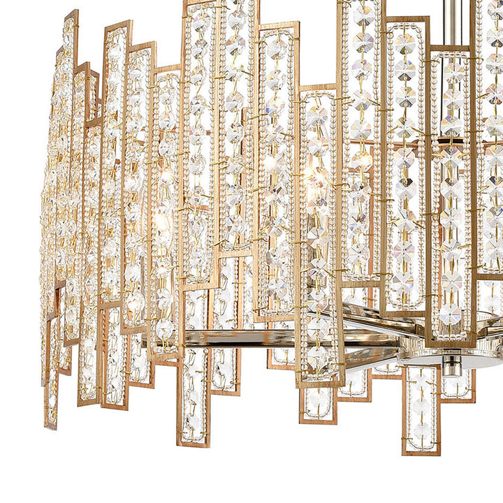 Elk Equilibrium 12135/6 Chandelier Light - Polished Nickel