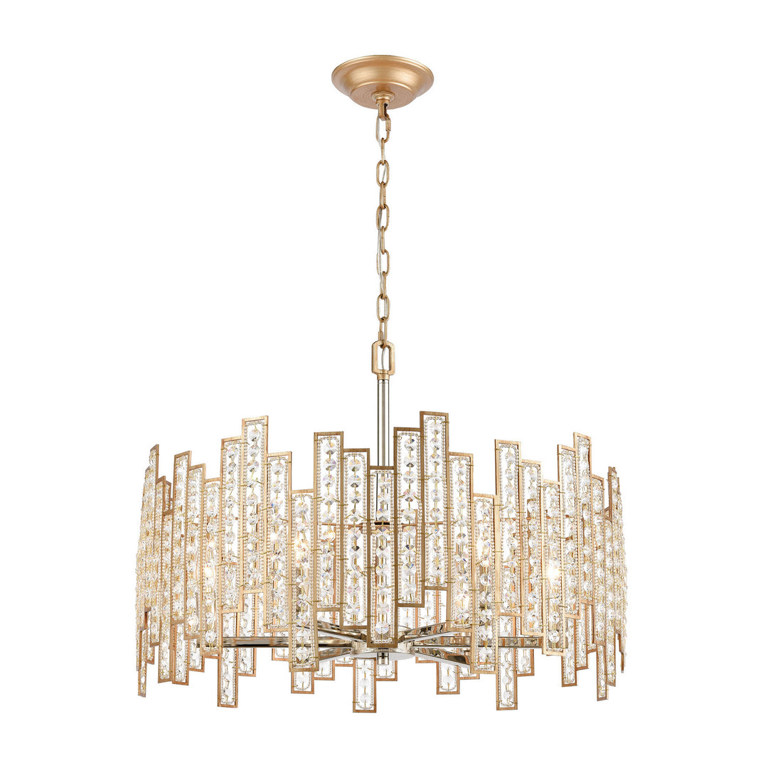 Elk Equilibrium 12135/6 Chandelier Light - Polished Nickel