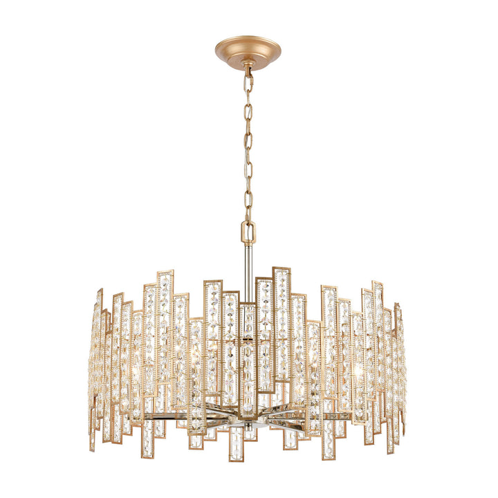 Elk Equilibrium 12135/6 Chandelier Light - Polished Nickel