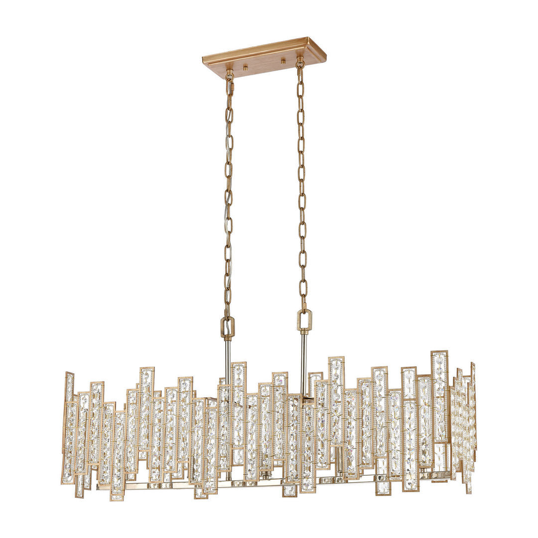 Elk Equilibrium 12136/5 Pendant Light - Polished Nickel