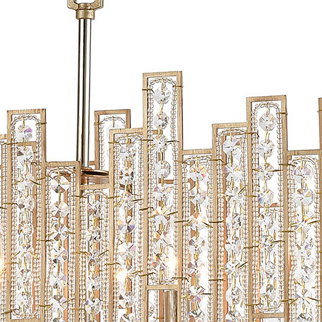 Elk Equilibrium 12136/5 Pendant Light - Polished Nickel