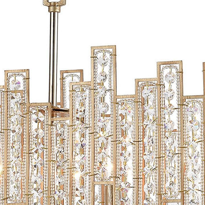 Elk Equilibrium 12136/5 Pendant Light - Polished Nickel