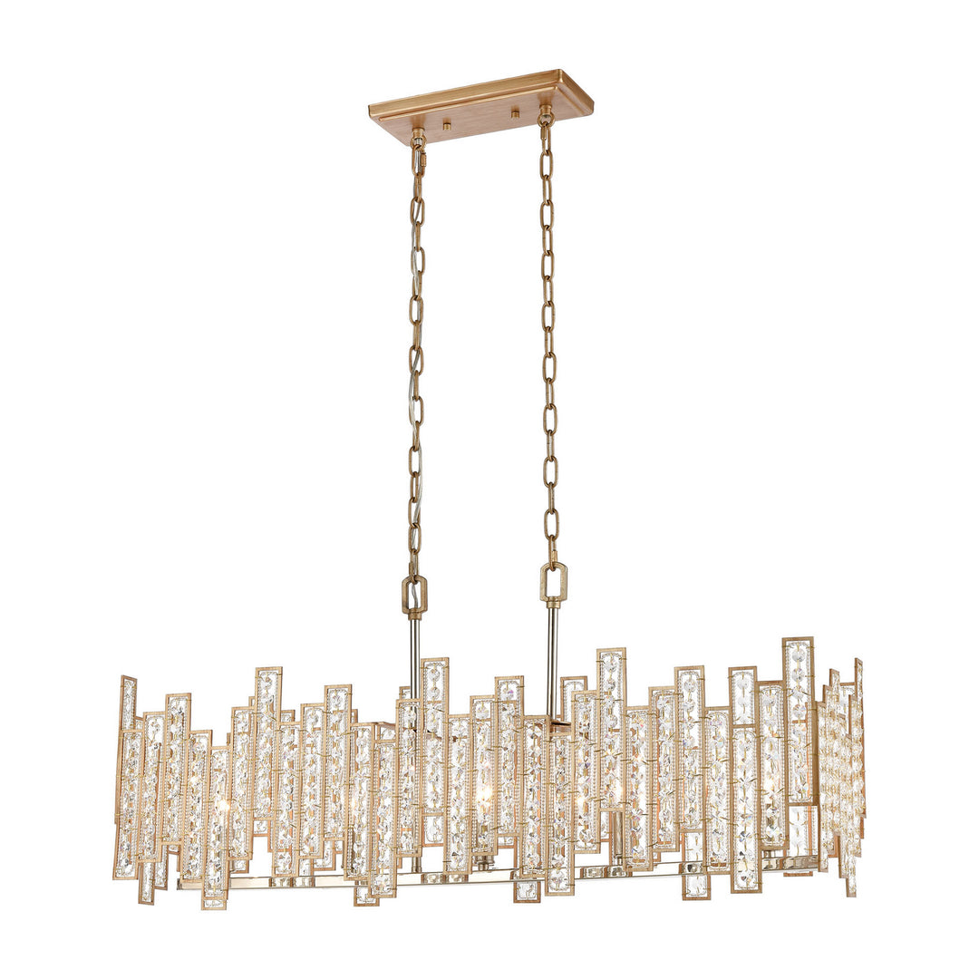 Elk Equilibrium 12136/5 Pendant Light - Polished Nickel