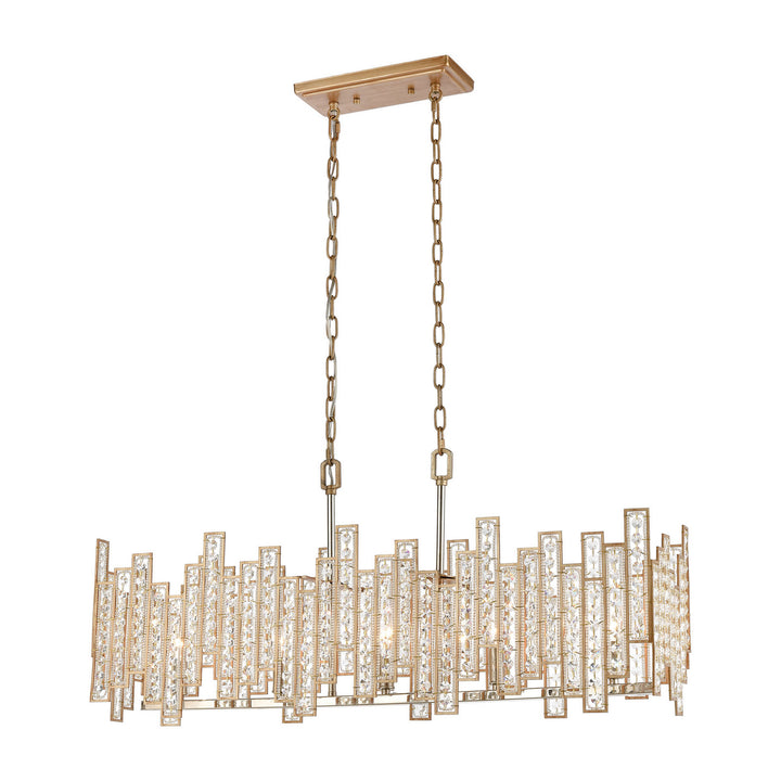 Elk Equilibrium 12136/5 Pendant Light - Polished Nickel