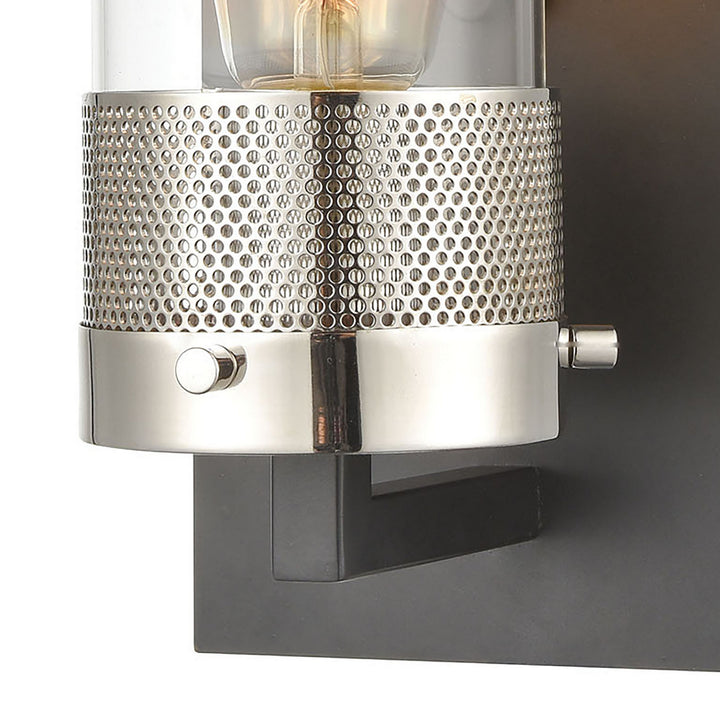Elk Bergenline 12140/1 Wall Sconce Light - Matte Black