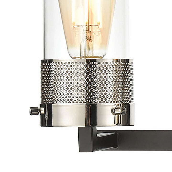 Elk Bergenline 12142/3 Bath Vanity Light 23 in. wide - Matte Black