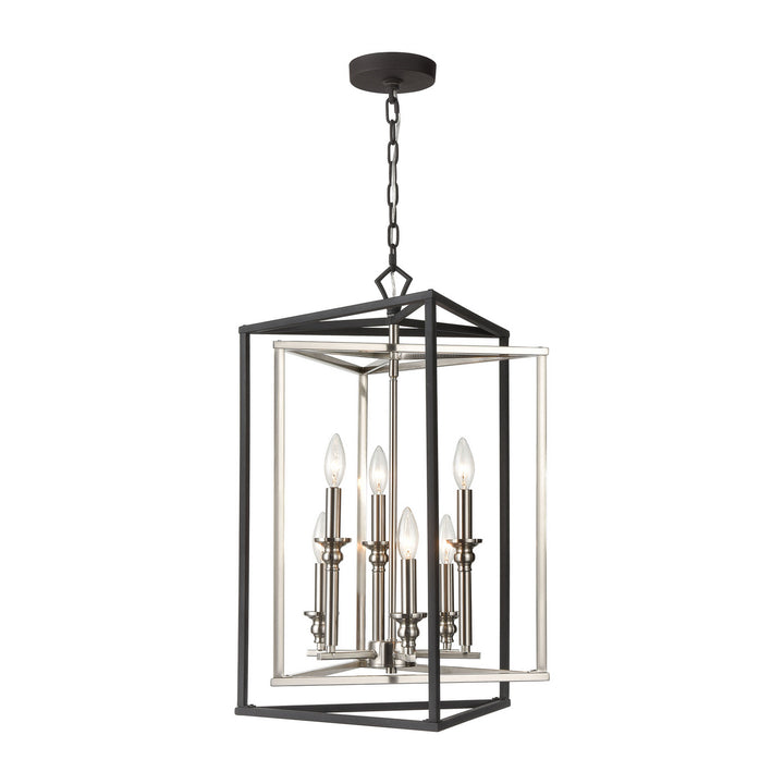 Elk Salinger 12236/6 Pendant Light - Charcoal