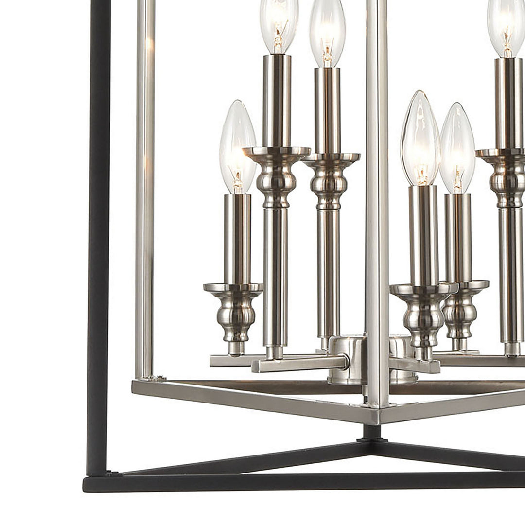 Elk Salinger 12236/6 Pendant Light - Charcoal