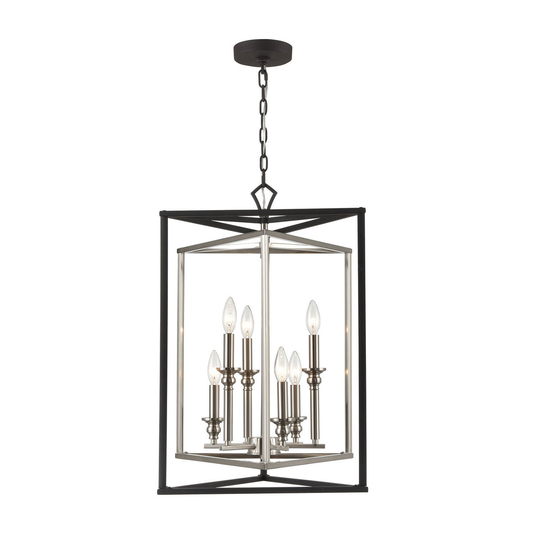 Elk Salinger 12236/6 Pendant Light - Charcoal