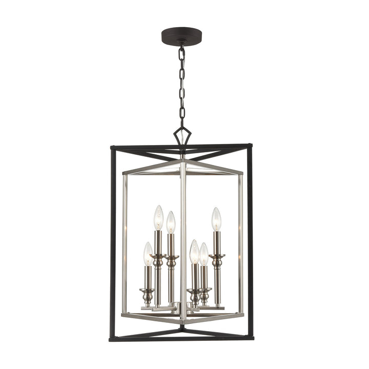 Elk Salinger 12236/6 Pendant Light - Charcoal