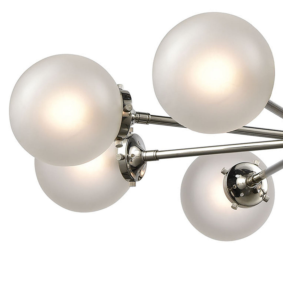 Elk Boudreaux 15368/8 Chandelier Light - Polished Nickel