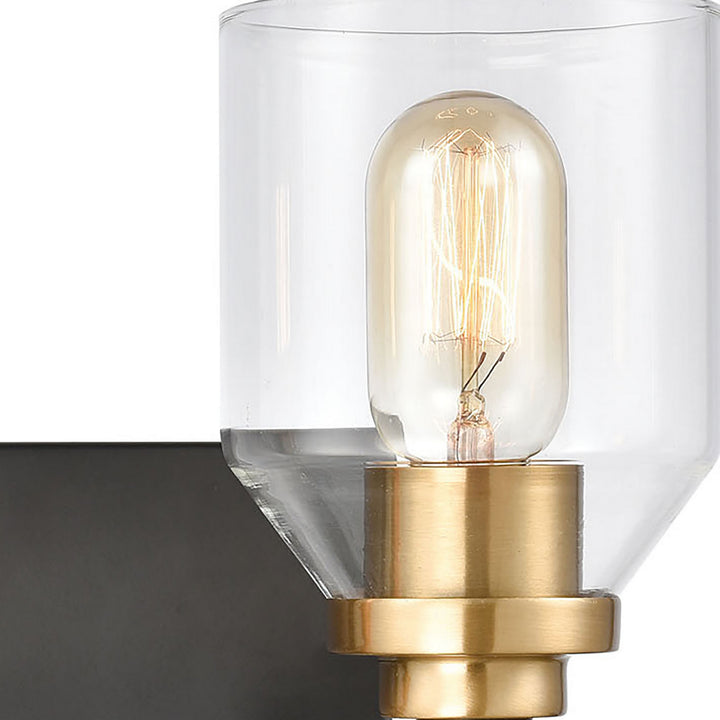 Elk Cambria 15401/2 Bath Vanity Light 13 in. wide - Matte Black