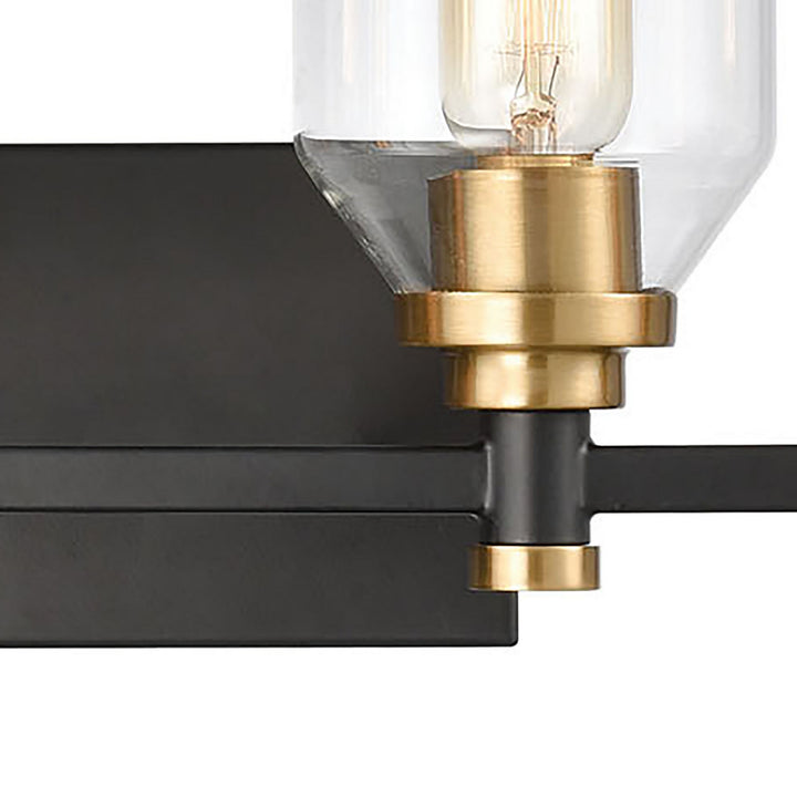 Elk Cambria 15403/4 Bath Vanity Light 28 in. wide - Matte Black